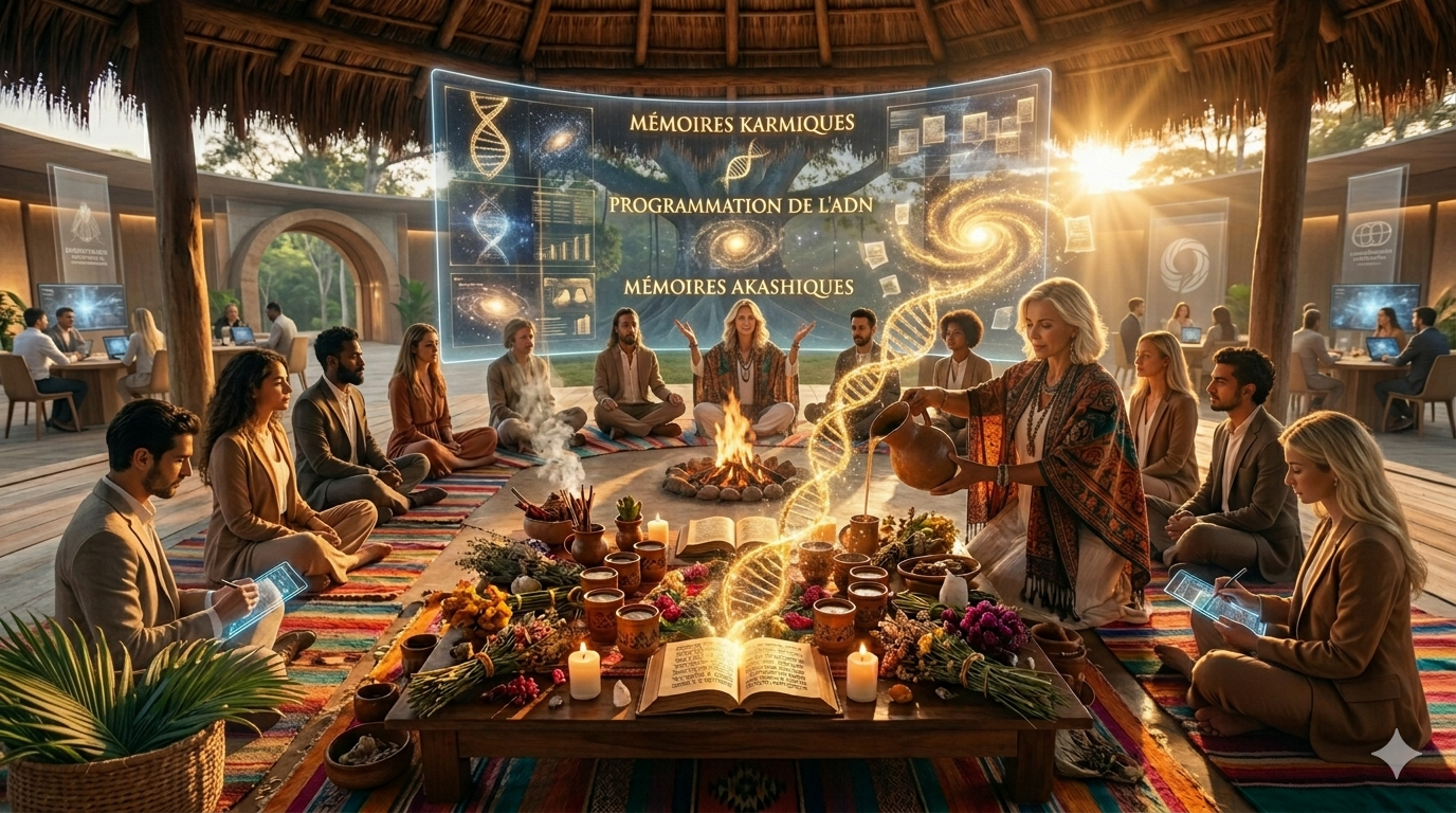 conférence mémoires akashques et programmation ADN